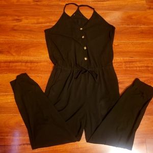 Black jump suit